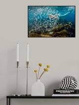 The blonde mermaid Poster och Canvastavla