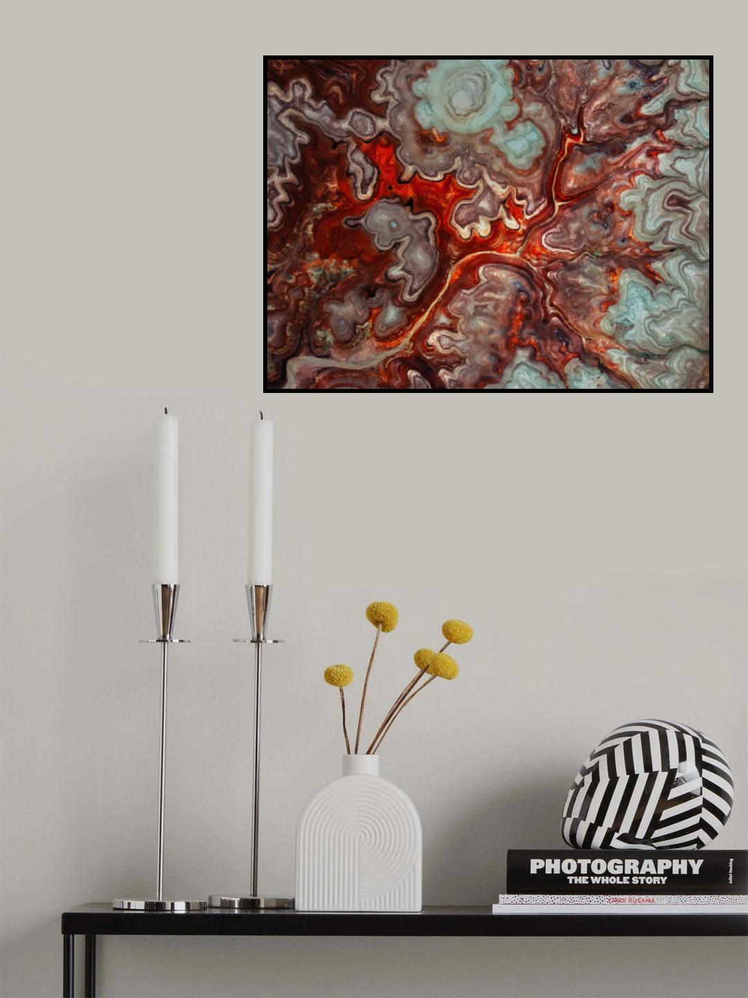 地之脉  Land of Stream Poster och Canvastavla