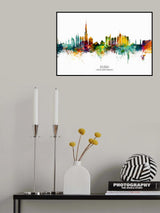 Dubai UAE Skyline Poster och Canvastavla