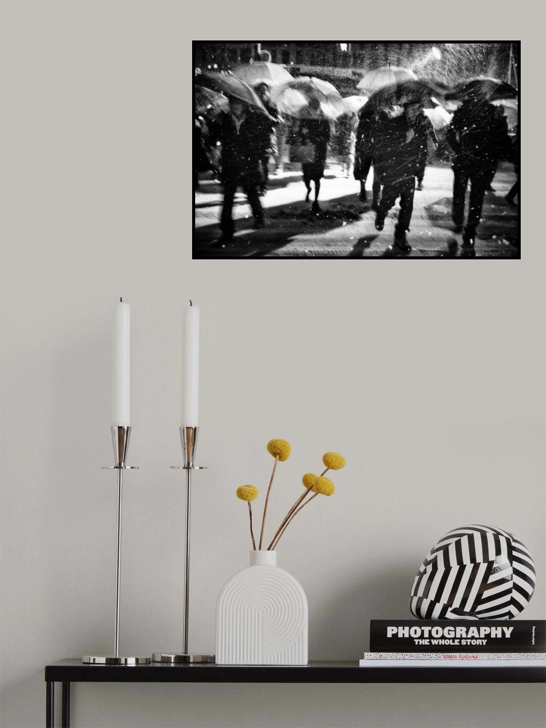 Shibuya Street - TOKYO 2018 Poster och Canvastavla