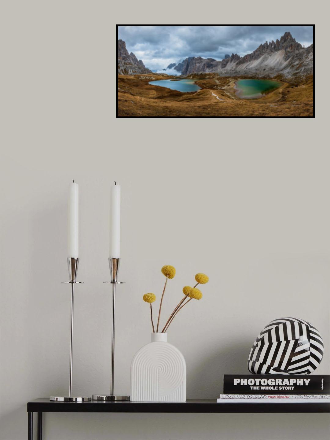 Lakes of Piani (Laghi dei Piani) Poster och Canvastavla