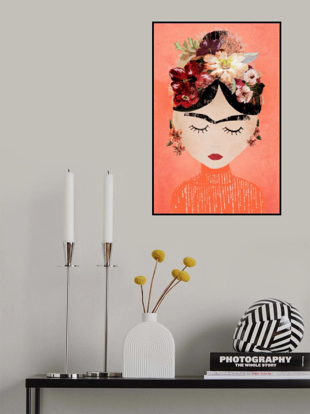 Frida (Peach) Poster och Canvastavla