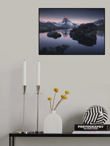 Red Fires of Matterhorn II Poster och Canvastavla