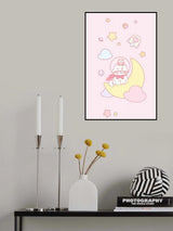 Dog and Hamster in space Poster och Canvastavla