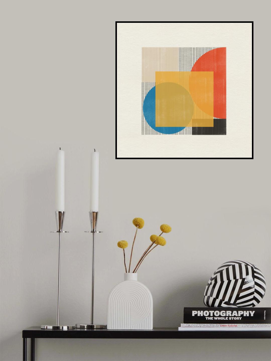 Midcentury Modern Object No2 Poster och Canvastavla