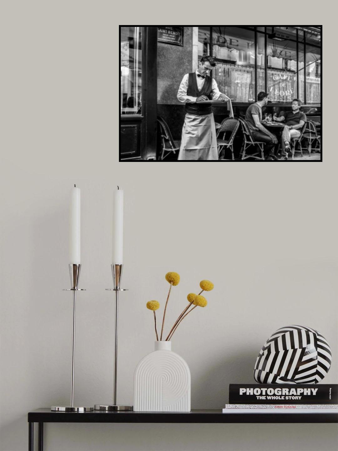 Cafe de Flore Poster och Canvastavla