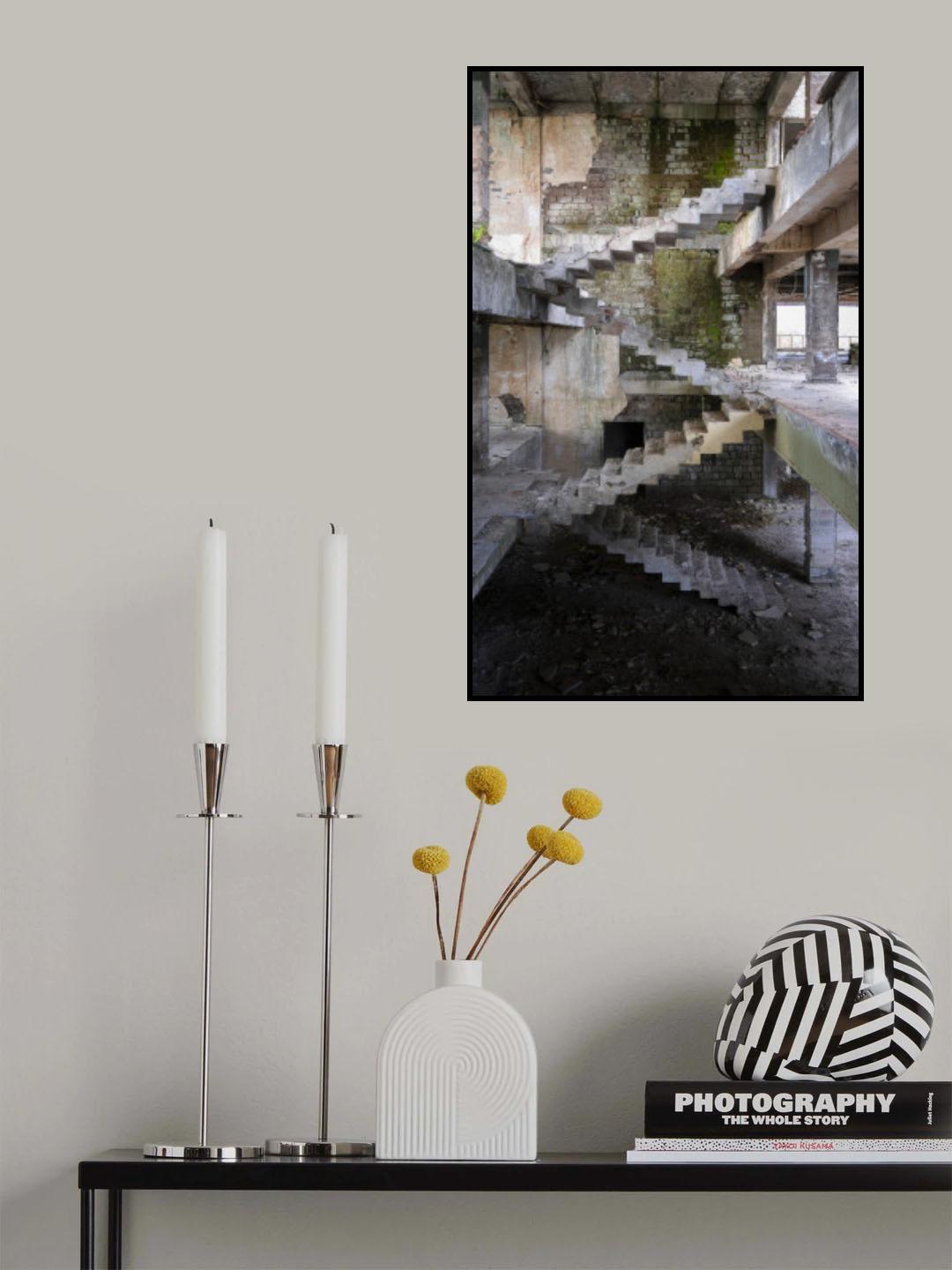 Stairs of Escher Poster och Canvastavla