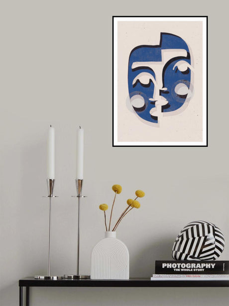 The Mask (Blue) Poster och Canvastavla
