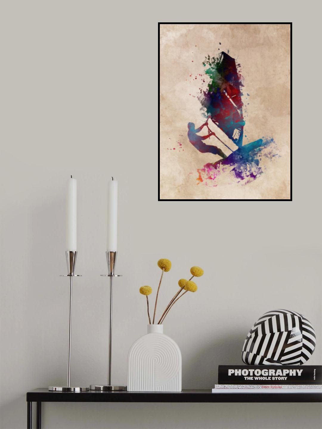 Surfer sport art Poster och Canvastavla