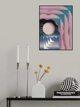 Pink Night Sky Poster och Canvastavla