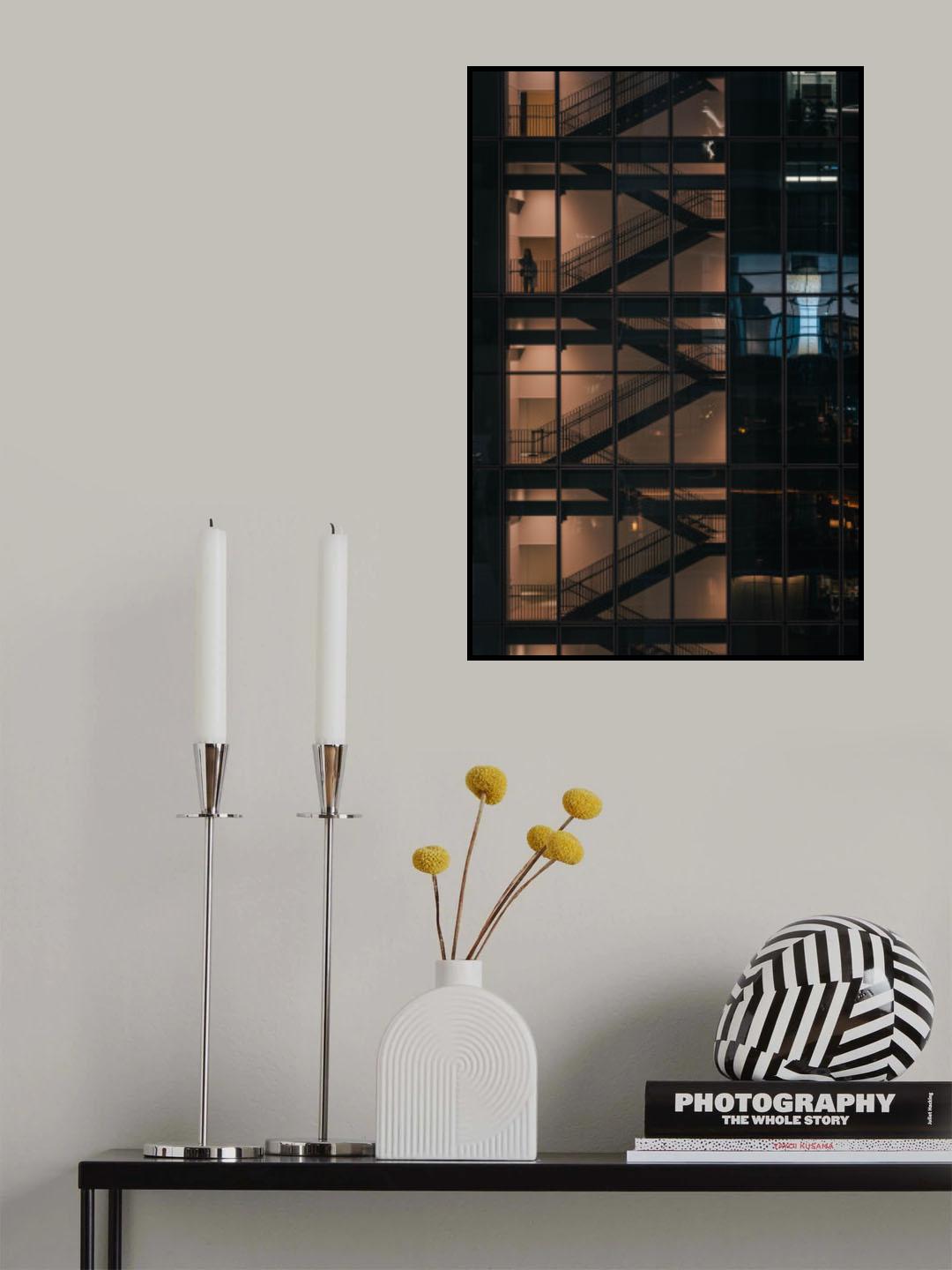 On the phone Poster och Canvastavla