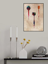Dart Sport Art 3 Poster och Canvastavla