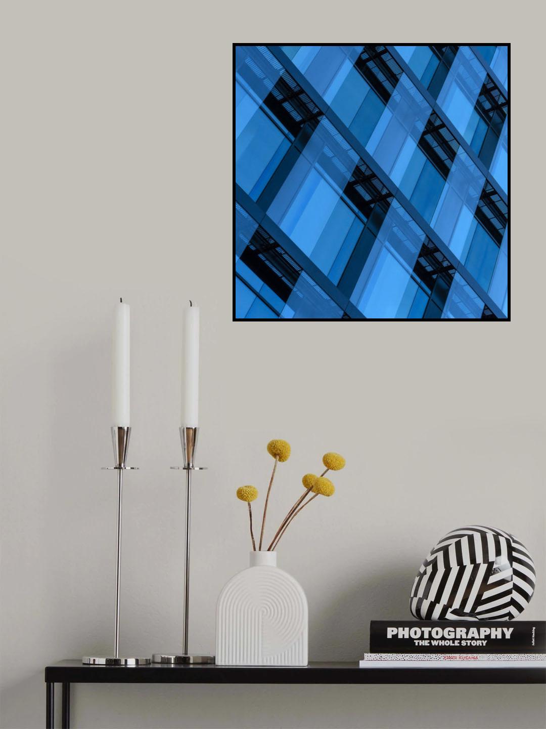 Symphony in blue Poster och Canvastavla