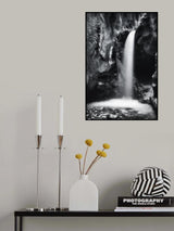 B(eautiful)W(aterfall) Poster och Canvastavla
