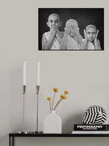 Speak, See, Hear   No Evil Poster och Canvastavla