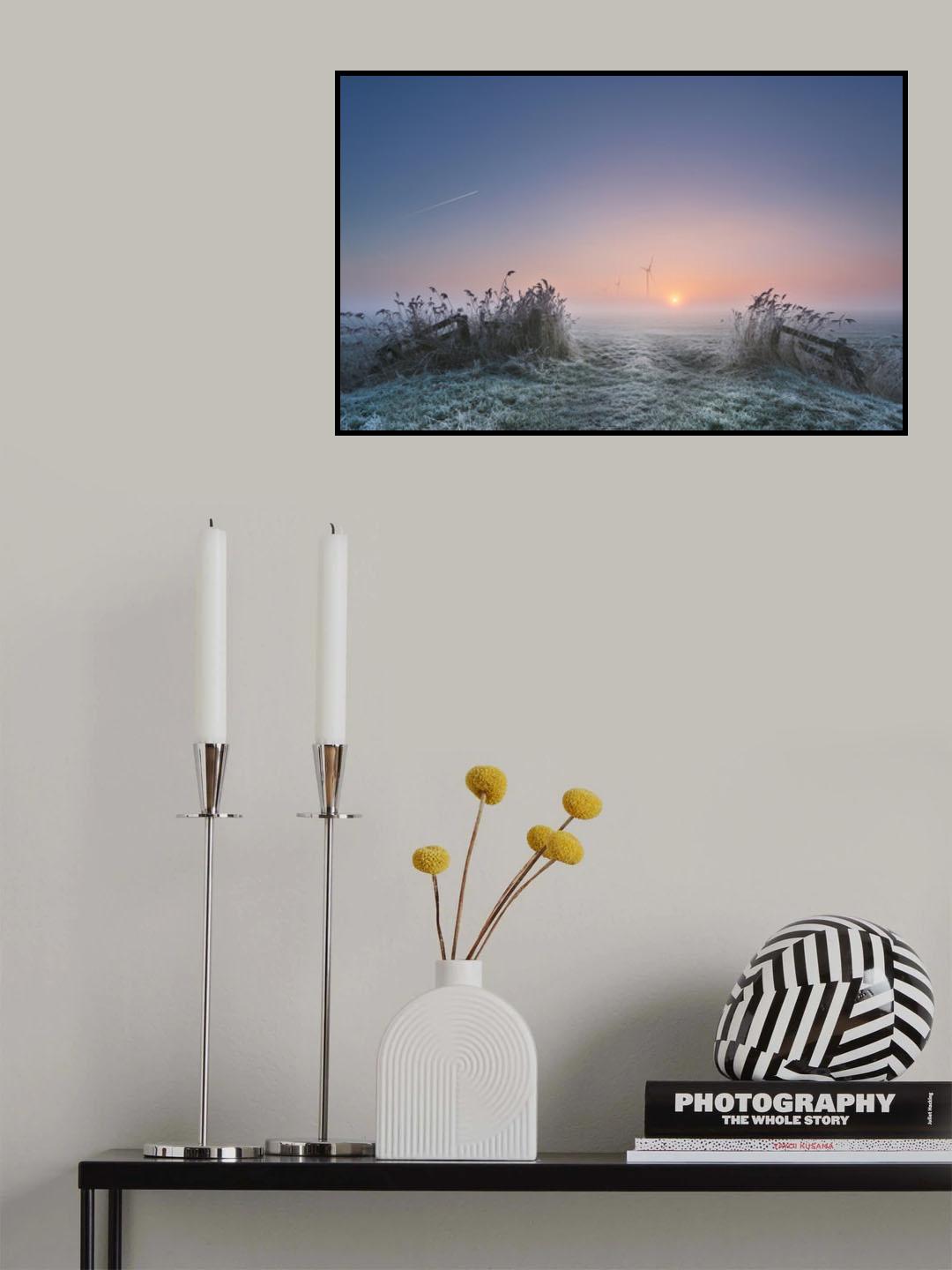 Frosty Morning Poster och Canvastavla