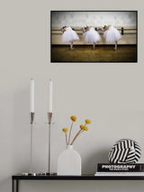 3 ballerinas -pay tribute to Dega Poster och Canvastavla