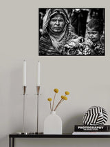Bangladeshi woman and her child Poster och Canvastavla