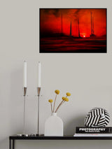 Sailboats Poster och Canvastavla