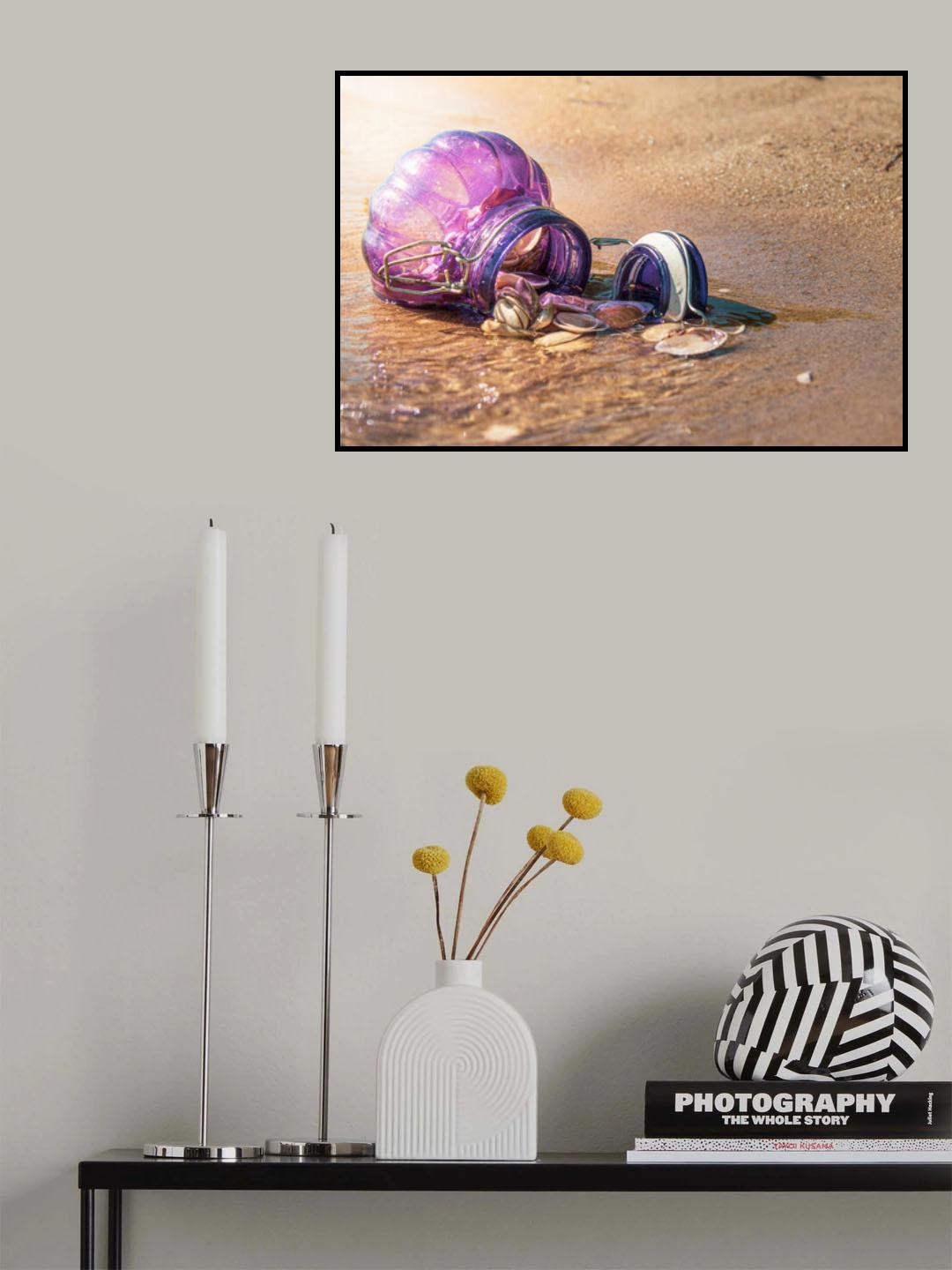 Treasure On the Beach Poster och Canvastavla