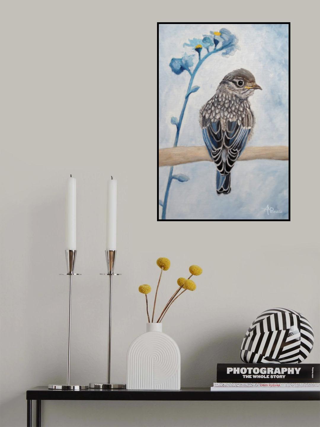 Perked and Perched Poster och Canvastavla