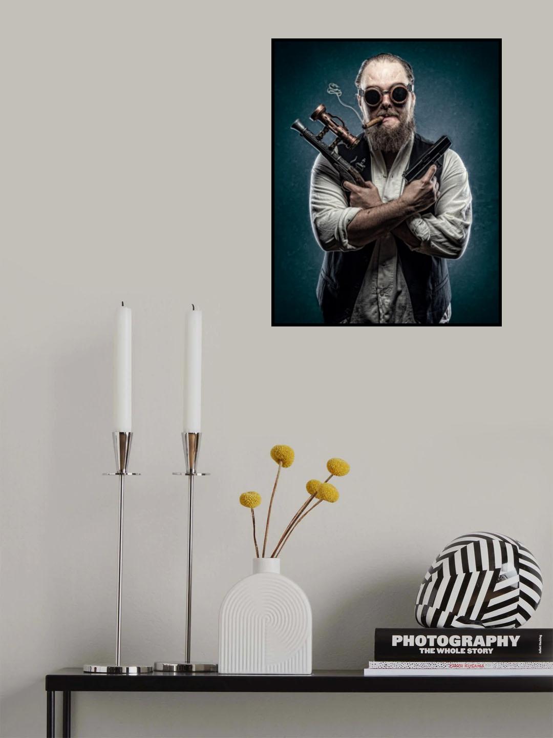 Double Guns Poster och Canvastavla