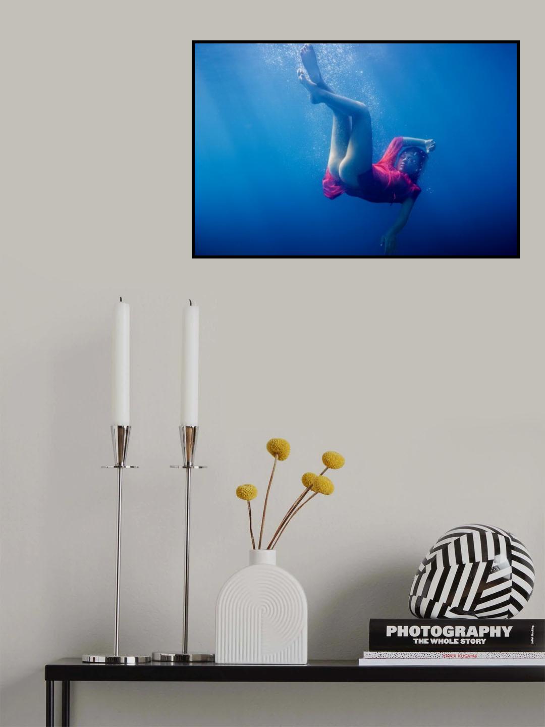 Blue water Poster och Canvastavla