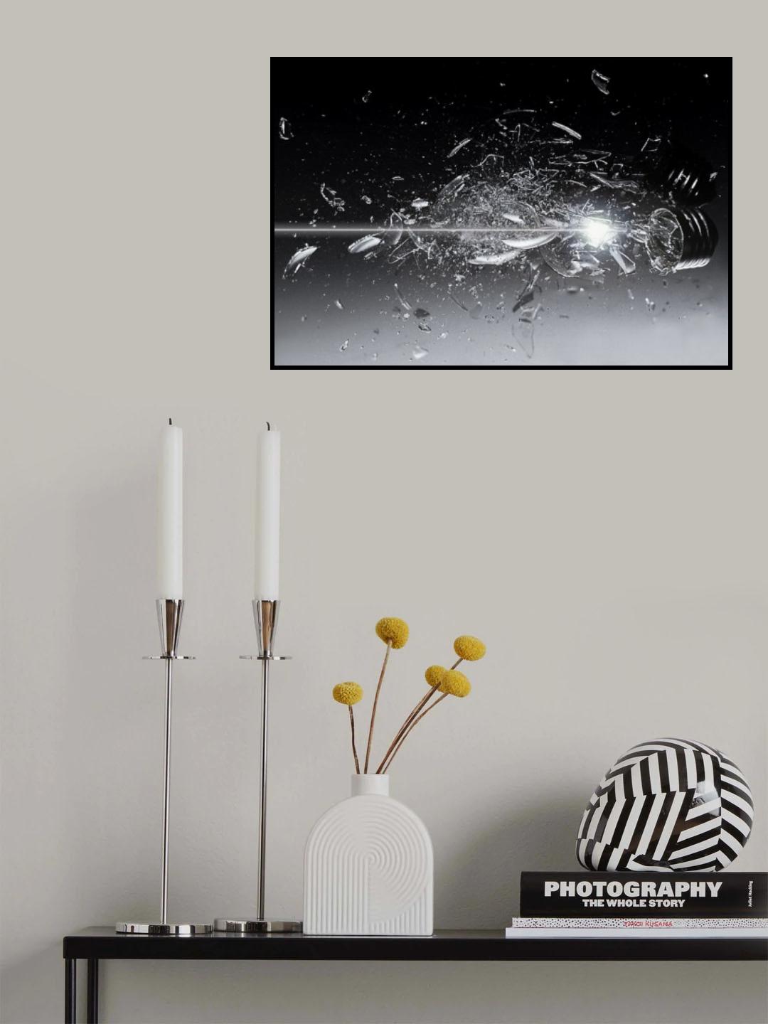 Laser shot Poster och Canvastavla