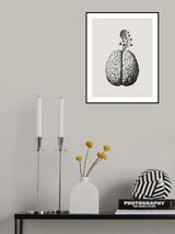 Brain Bloom Poster och Canvastavla