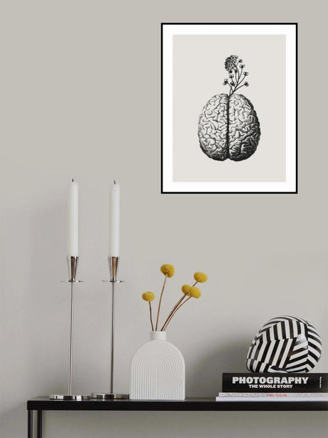 Brain Bloom Poster och Canvastavla