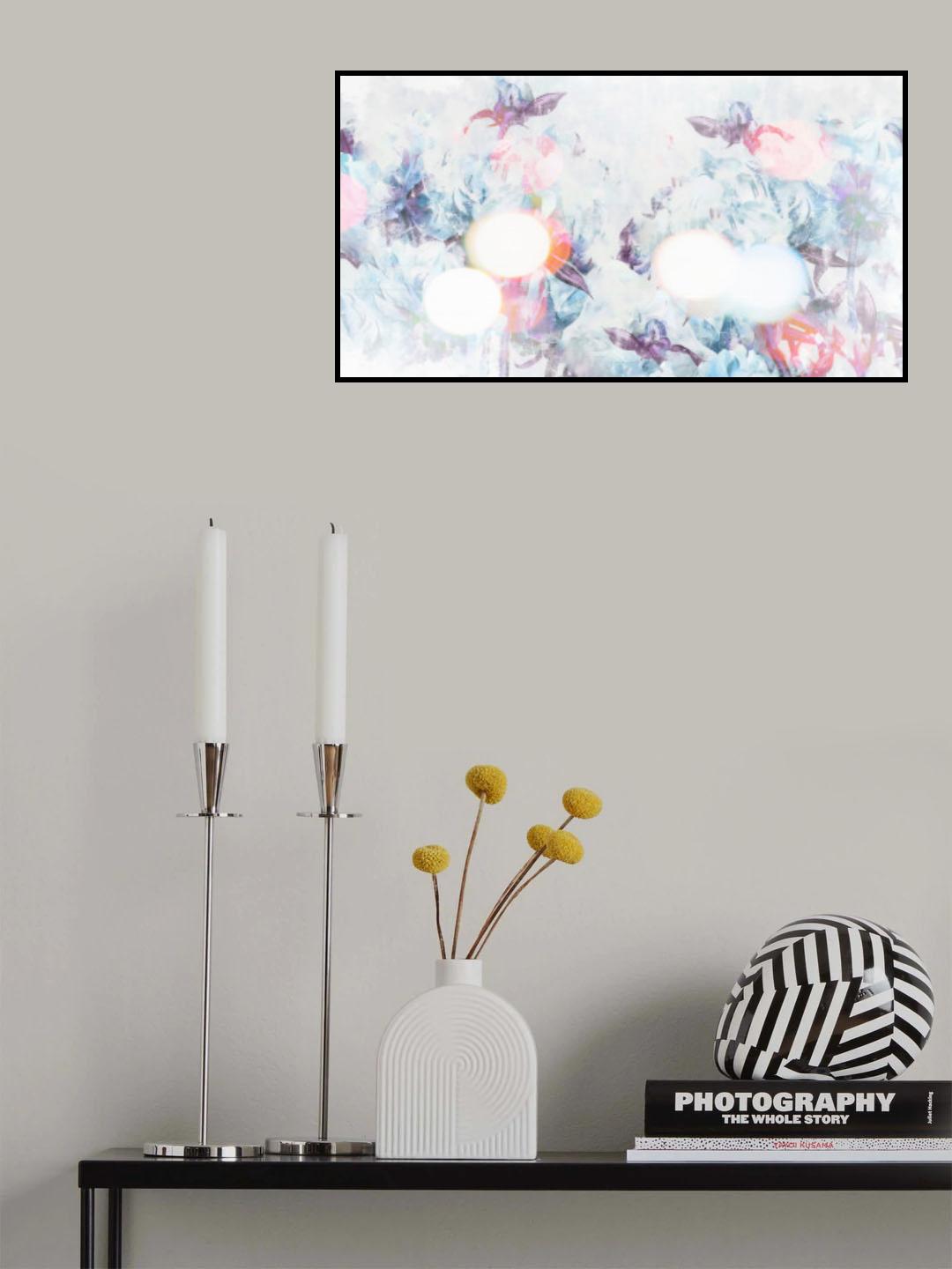Ombre060flower Poster och Canvastavla