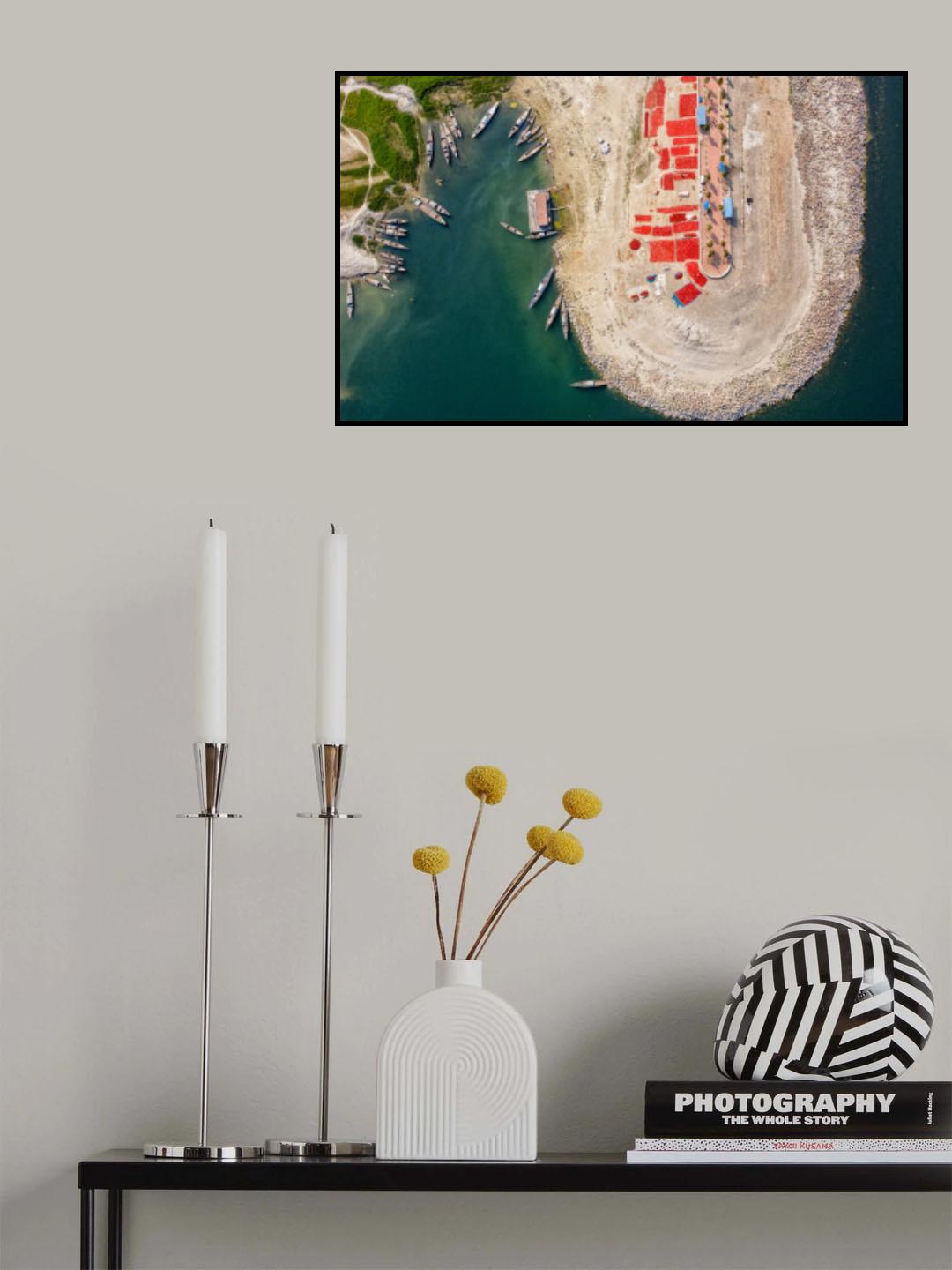 River port of love Poster och Canvastavla