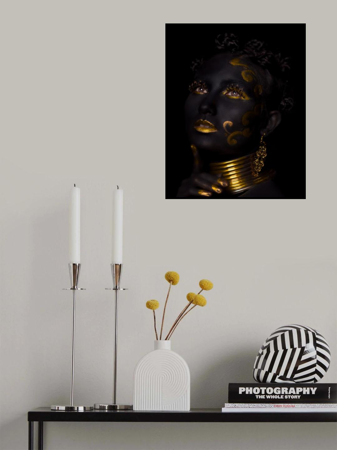 Face Painting Art Poster och Canvastavla