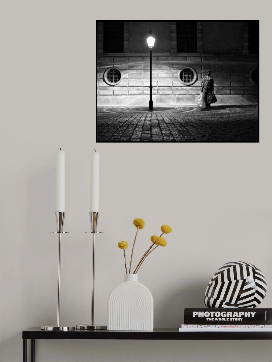Black in black and white Poster och Canvastavla