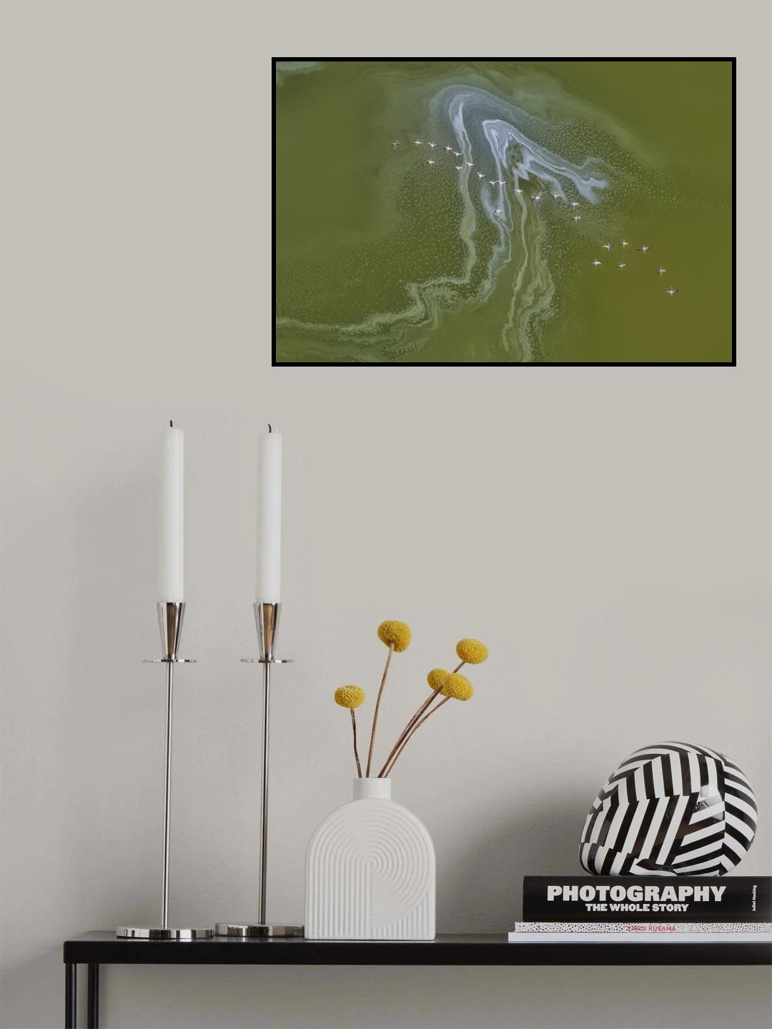 It's Green Water Poster och Canvastavla