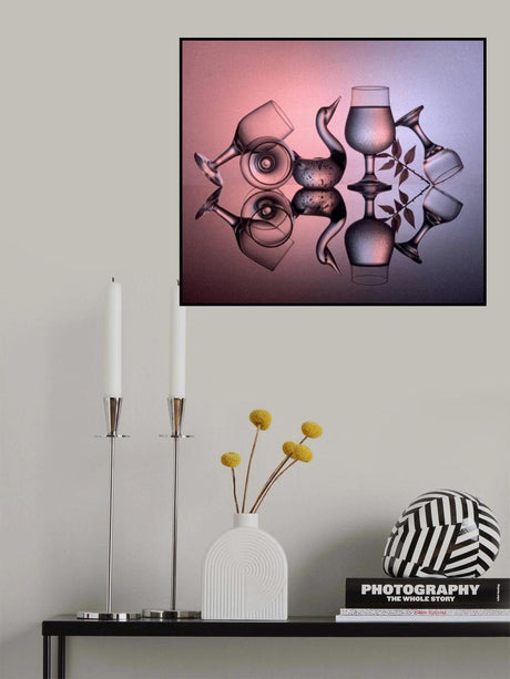 Happy Swan Life Poster och Canvastavla