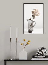 Dried flower in Jug_beige Poster och Canvastavla
