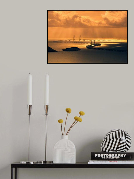 Hong Kong-Zhuhai-Macao Bridge Poster och Canvastavla