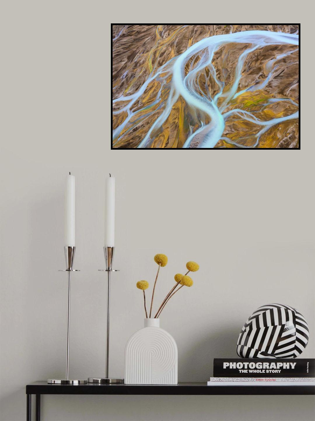 Painting by Glacial Poster och Canvastavla
