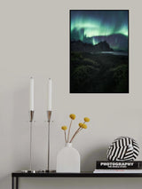 Verstrahorn beach. Poster och Canvastavla