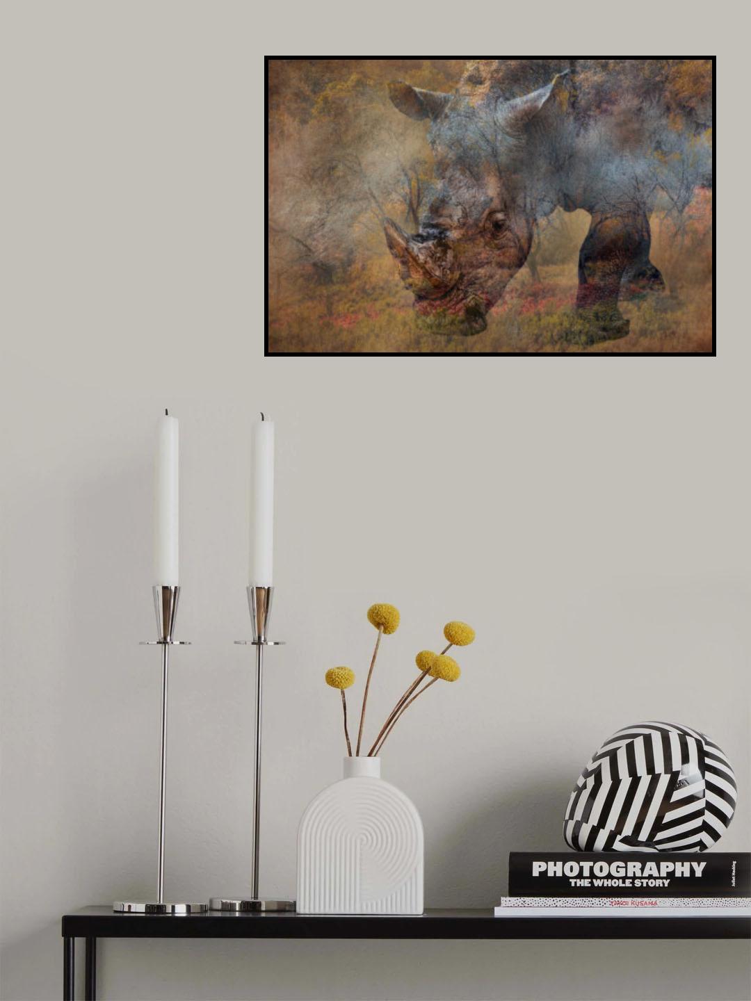 Rino Poster och Canvastavla