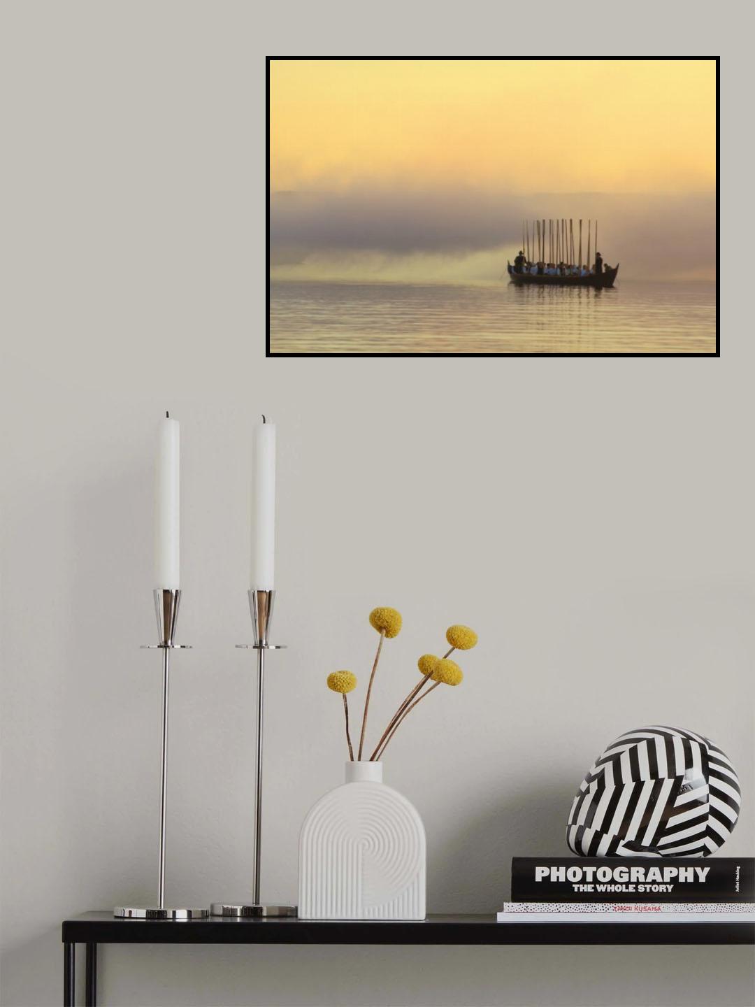 The churchboat Poster och Canvastavla