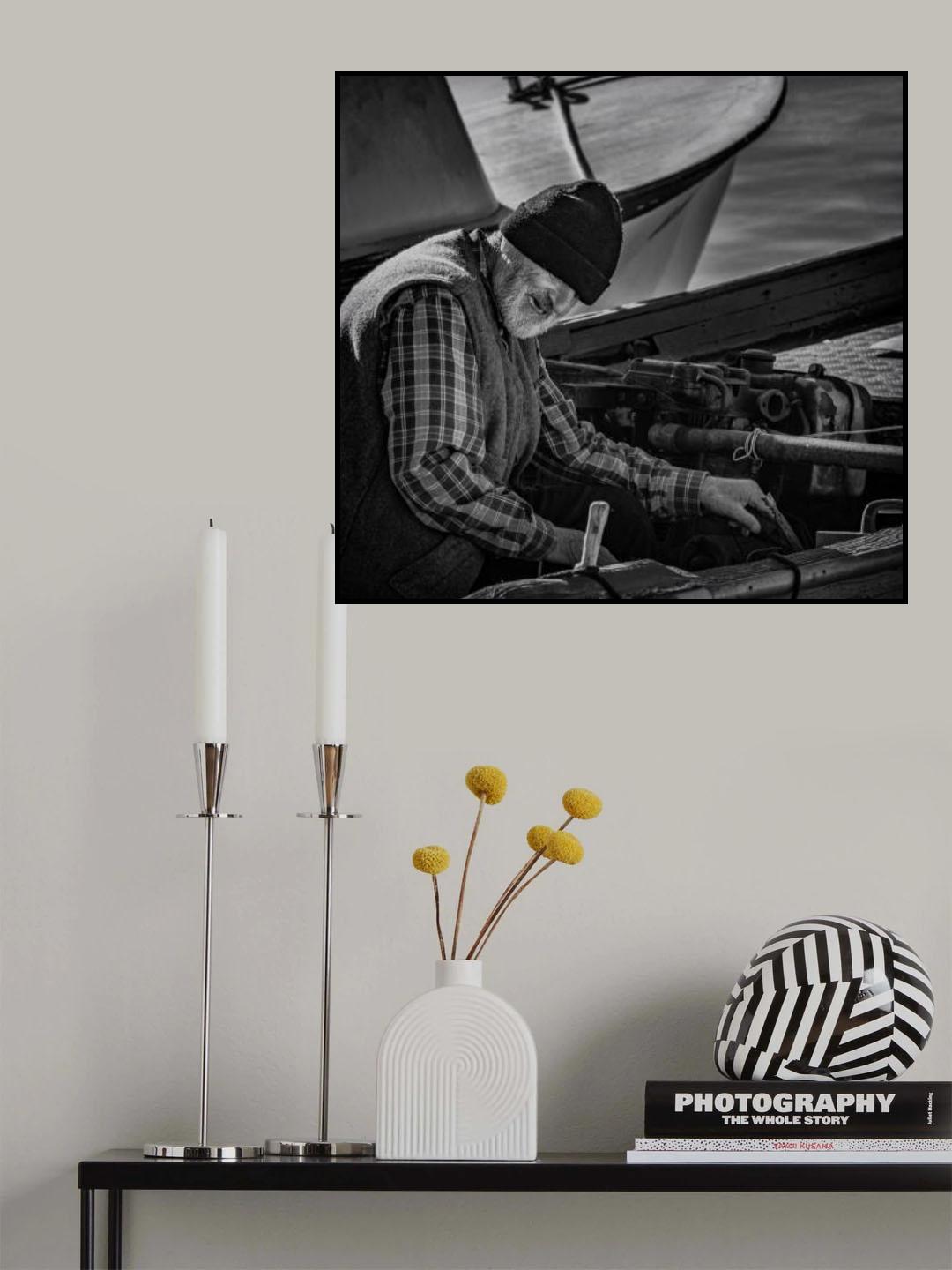 Fisherman Poster och Canvastavla