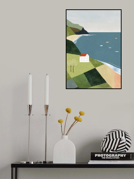 House on the Cliff Poster och Canvastavla