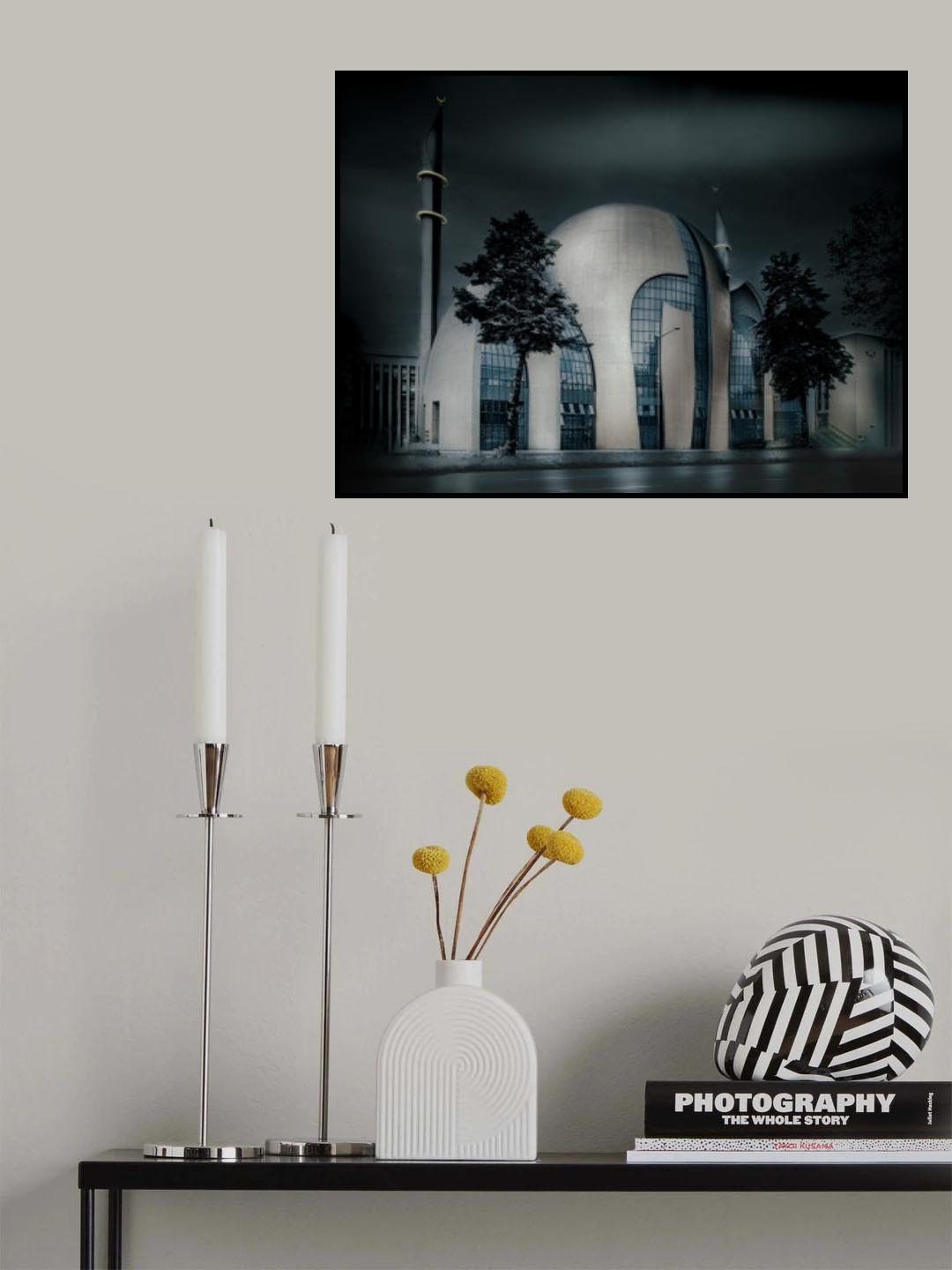 Central Mosque Cologne Poster och Canvastavla