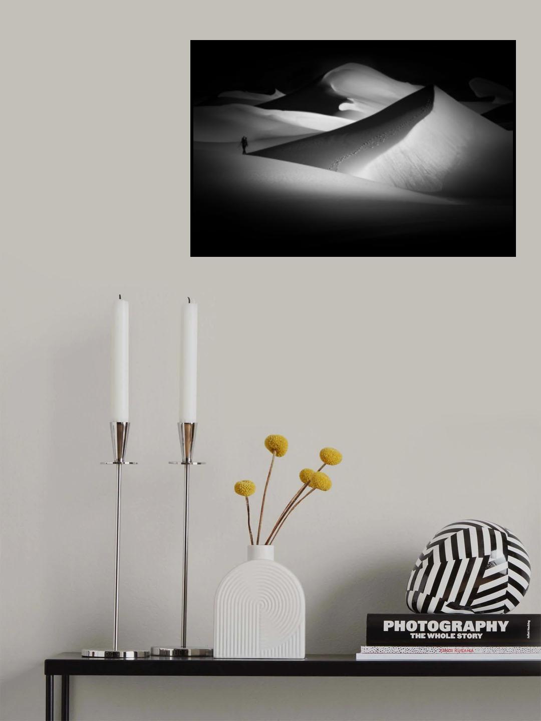 The road in the dunes... Poster och Canvastavla