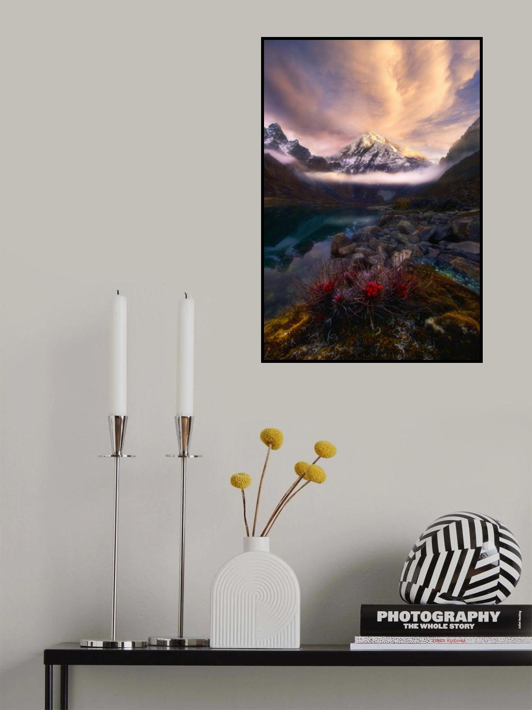 湖光山色 Poster och Canvastavla