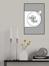 Coffee Love Poster och Canvastavla
