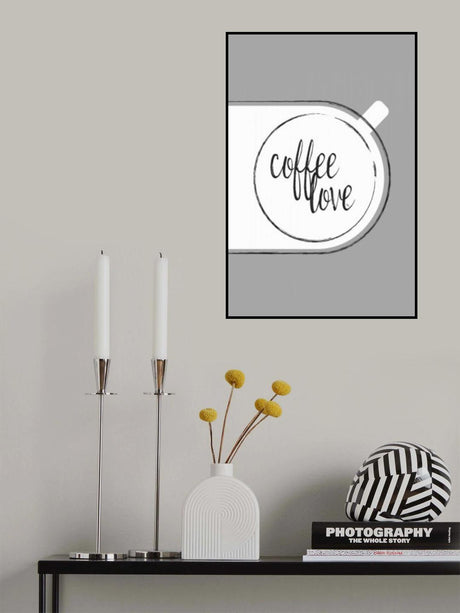 Coffee Love Poster och Canvastavla