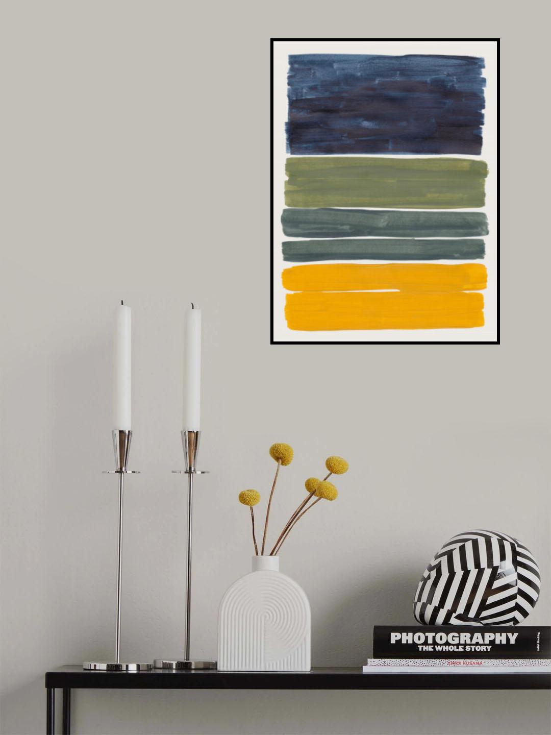 Midnight Olive Poster och Canvastavla